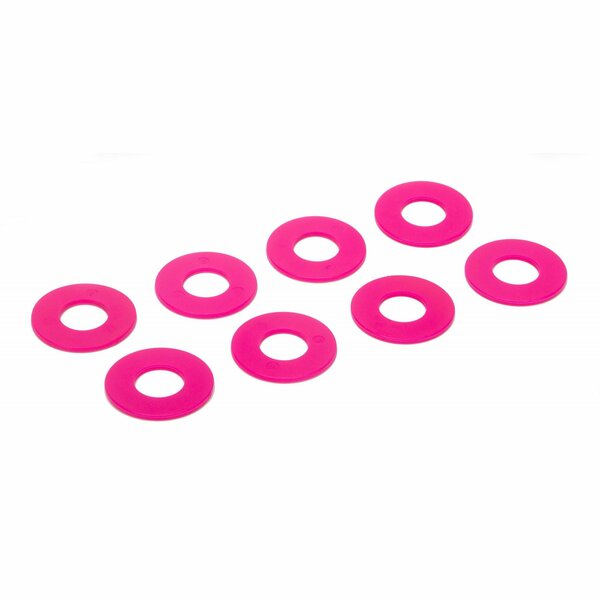 Daystar D-RING / Shackle Washers Set Of 8 Fl. Pink KU71074FP
